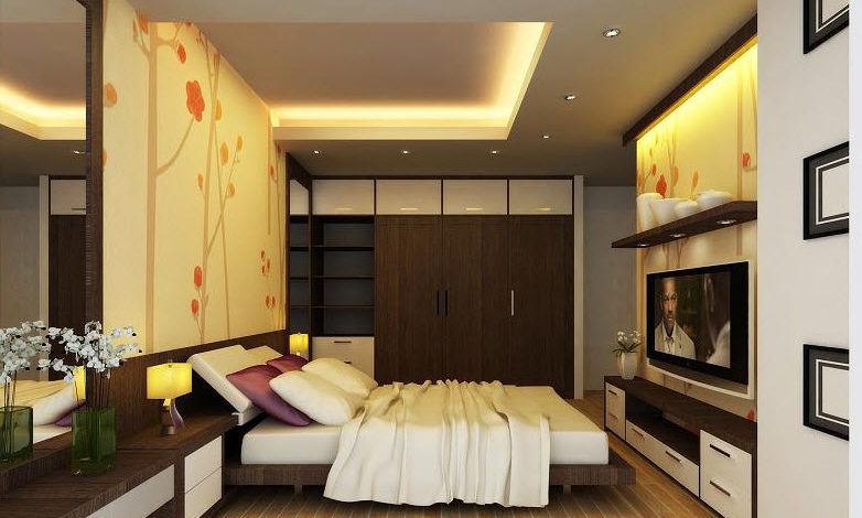Lựa chọn màu sắc và hình dáng thích hợp của đèn trang trí phòng ngủ